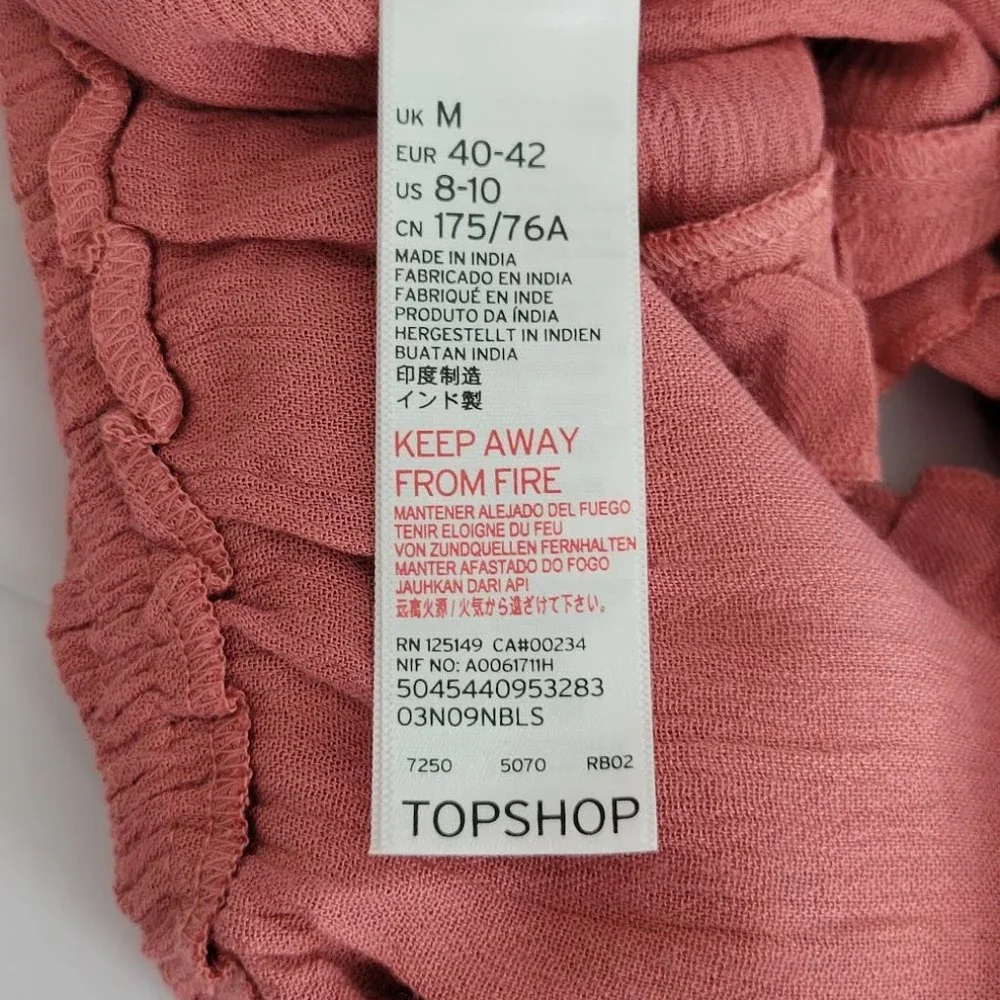 NWT TOPSHOP romper playsuit coverups Sz S & M - Picture 9 of 9